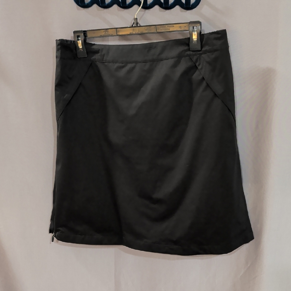 Lady Hagen Classic Black Skirt L NWT